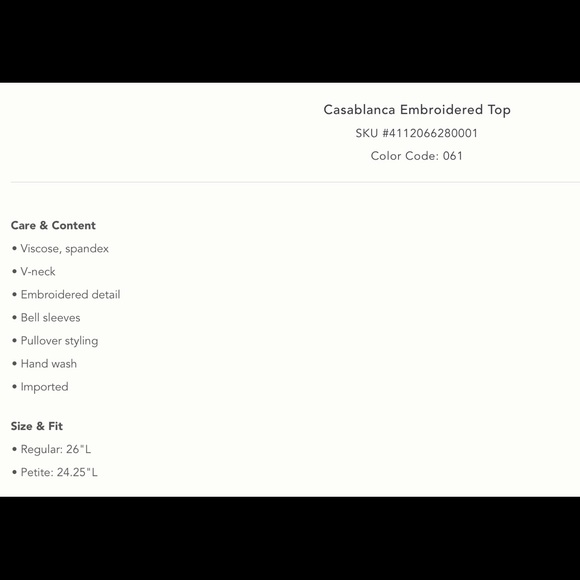 Anthropologie Casablanca Embroidered Top - Picture 5 of 6